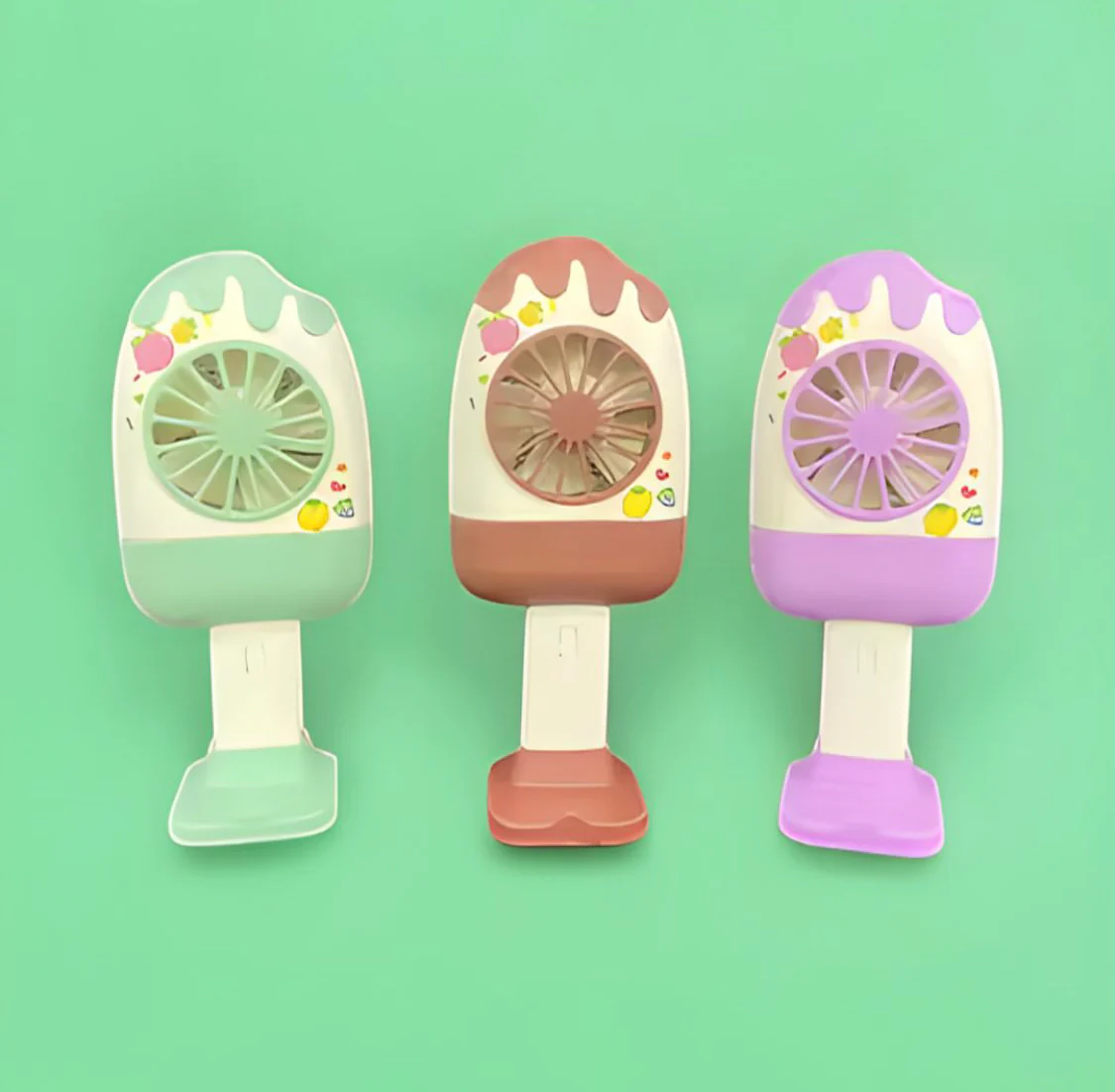 Mini icecream shape fanstanding on a base from an original product collection in a trusted store.