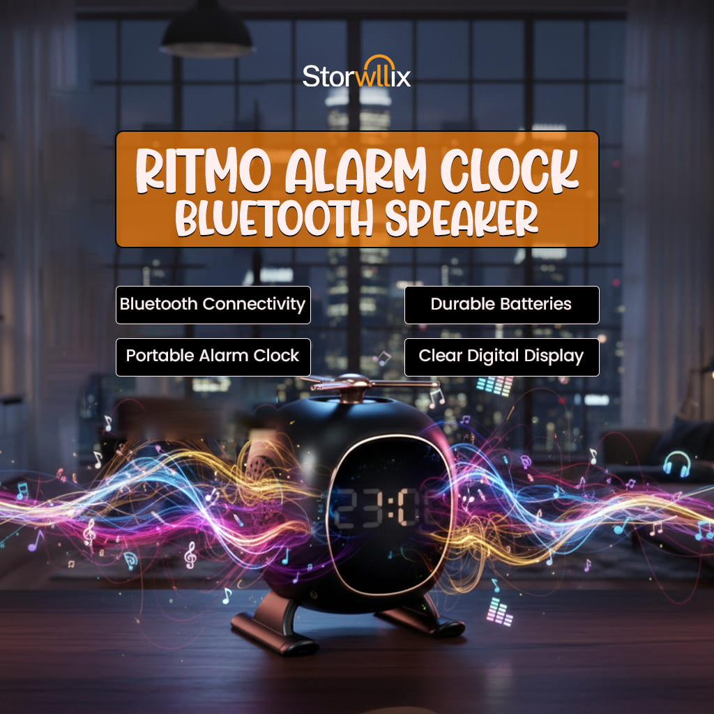 original product bluetooth alarm clock with portable design and clear digital display available at our trusted store.