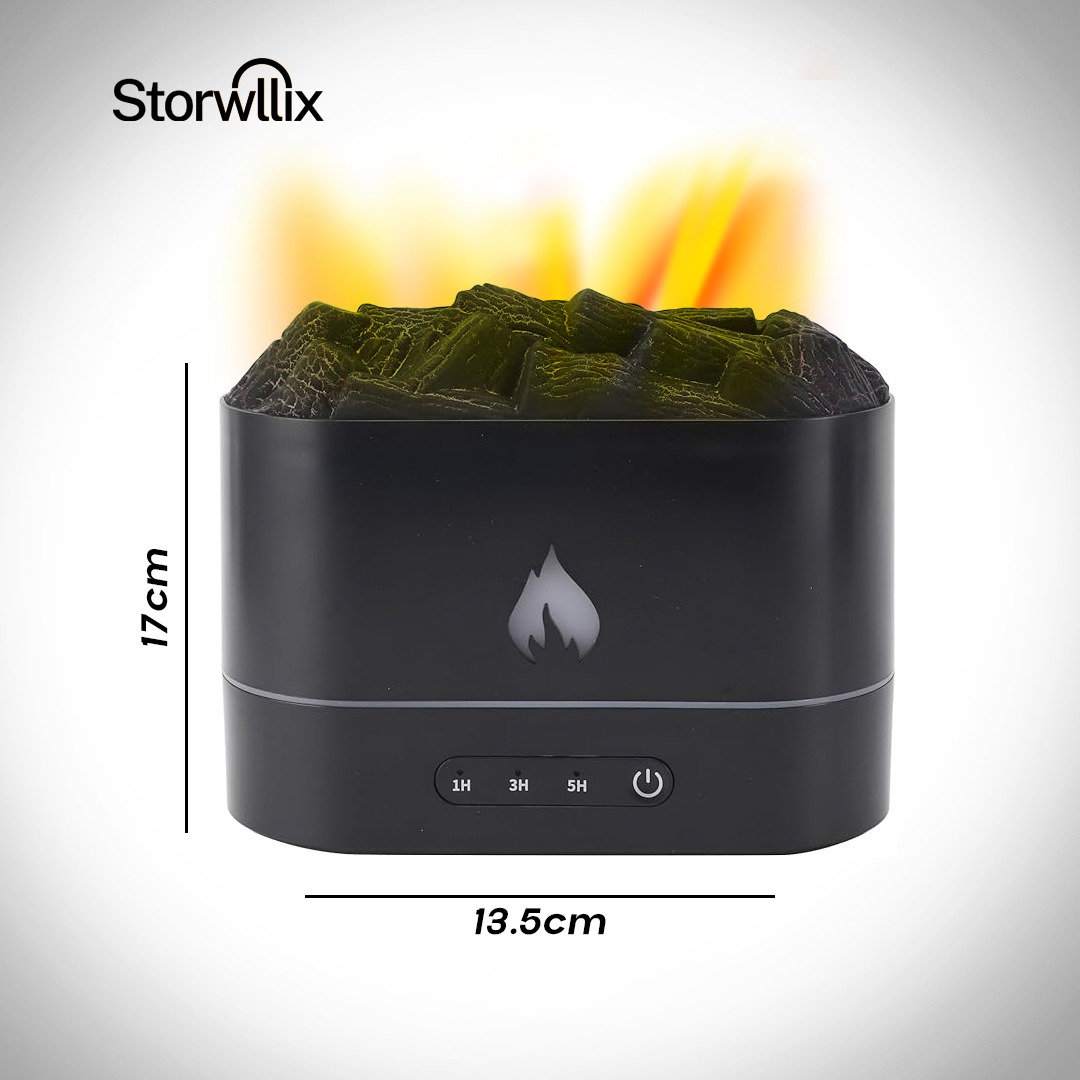 Accurate size dimensions of the volcano humidifier black original product available for cash on delivery.