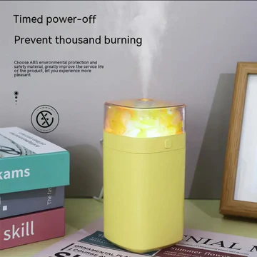 Yellow flower aroma diffuser original product featuring timed power-off available with cash on delivery.