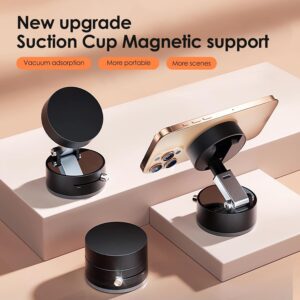 magnetic vacuum phone holder foldable magnetic phone stand universal smartphone holder magnetic mobile holder stand