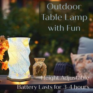 Touch Sensor Foldable LED Lamp with adjustable brightness, portable and modern design, ideal for home, office, and travel.